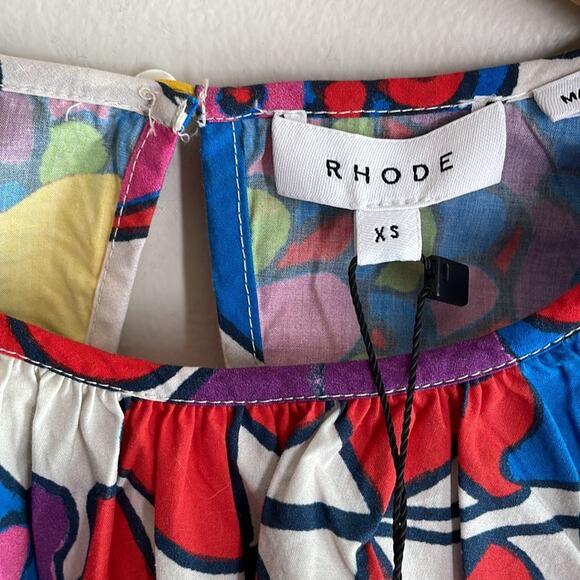 Rhode Adeline Top Woodstock Floral Rainbow - Picture 6 of 14